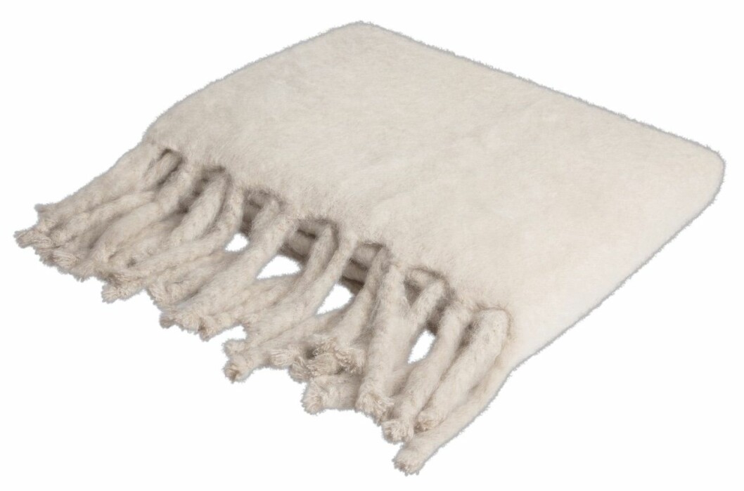 Mjuk och exklusiv pläd i mohair från Pihl Strehl.