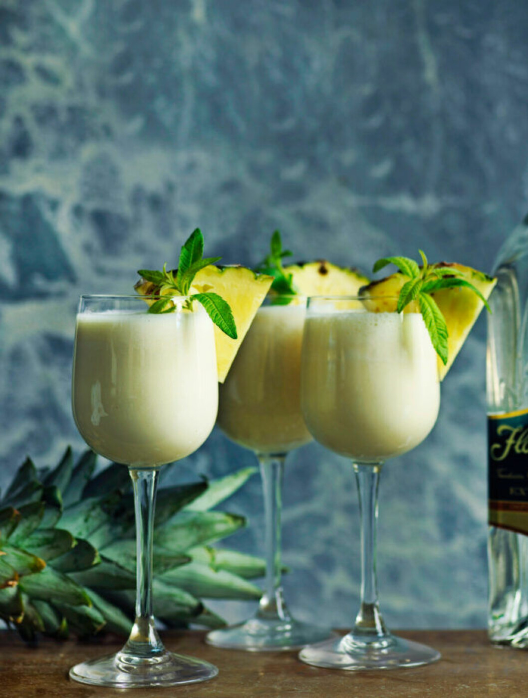 Piña colada på ljus rom. Recept på piña colada på ljus rom