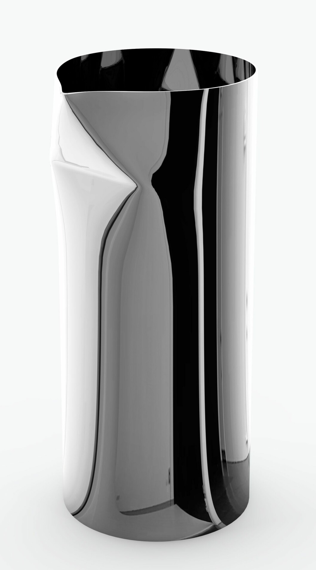 Rostfri stålkaraff med fantastisk form, Pleat pitcher från New Works