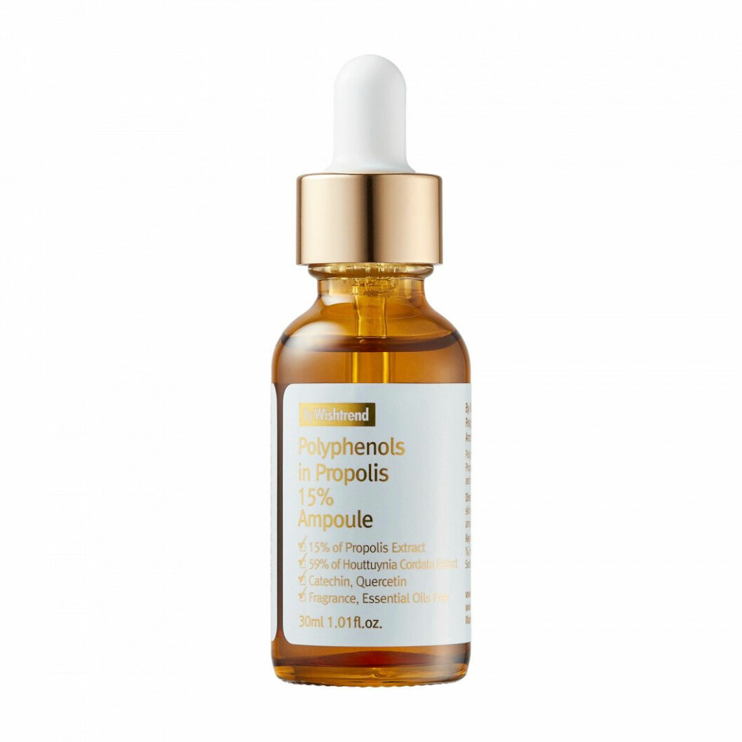 Polyphenols in propolis 15% ampoule, 459 kr, By Wishtrend.