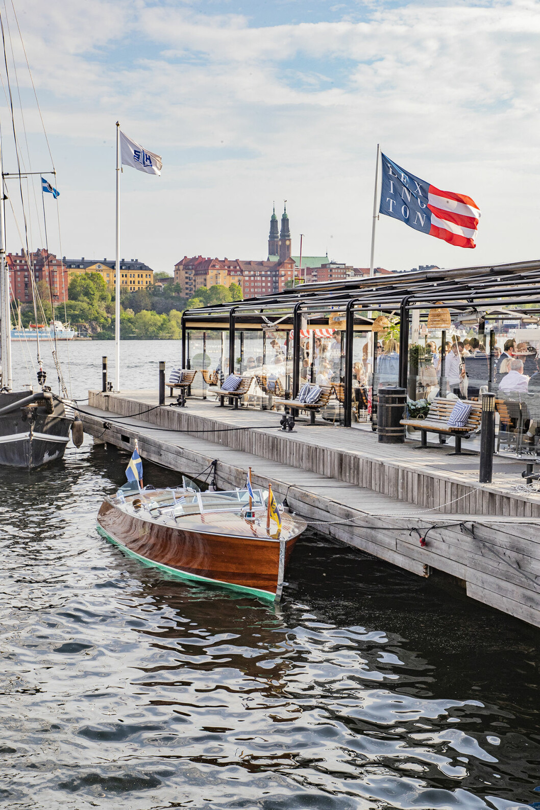 Lexington gästar restaurang Pontonen på Kungsholmen i Stockholm lexington pontonen
