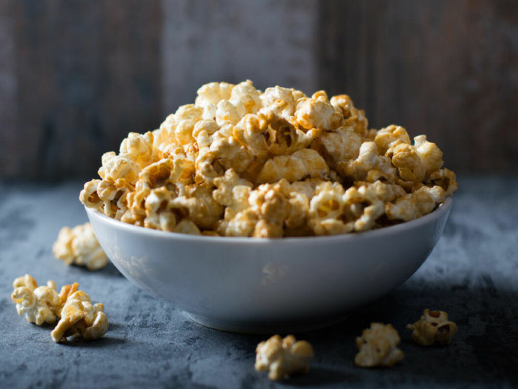 Popcorn med tryffel & parmesan. Popcorn med tryffel & parmesan.