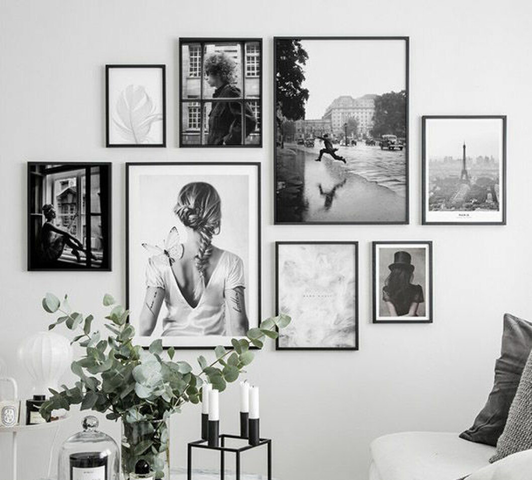 Foto: Poster store Tips för tavelvägg