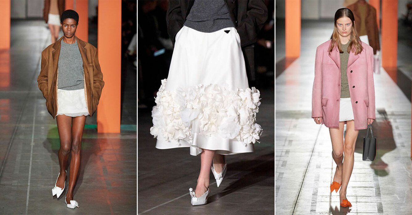 Quattro dettagli della collezione Prada AW23 da ricordare.