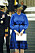 Dianas gravidstil – blå klänning skärp