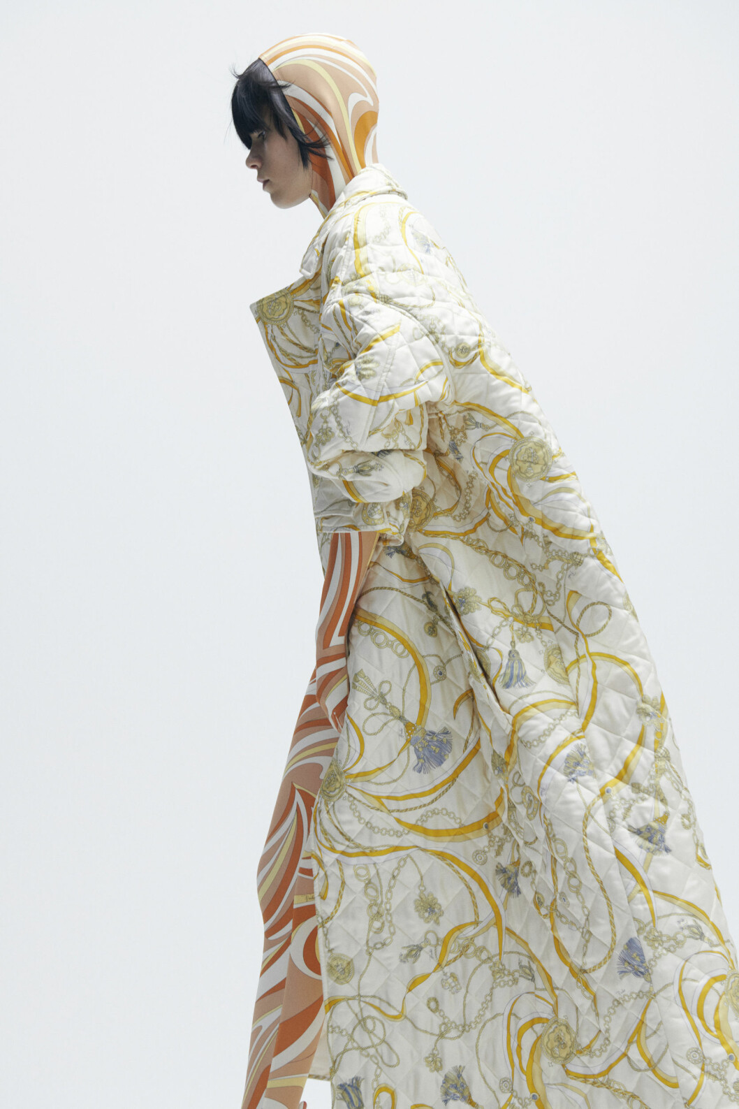 Emilio Pucci AW21. Quiltad jacka