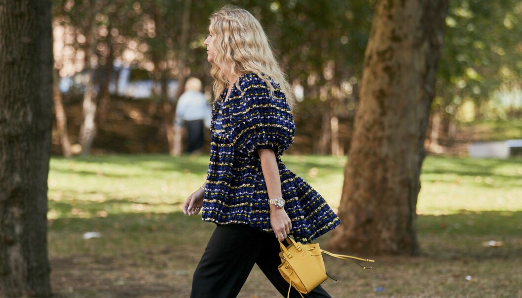 Blus, streetstyle från London Fashion week.