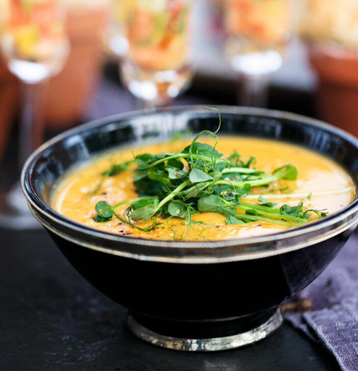 Recept på pumpasoppa med chili och lime