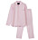 rosa lyxigt pyjamasset tillverkat i ekologisk bomull från Lexington