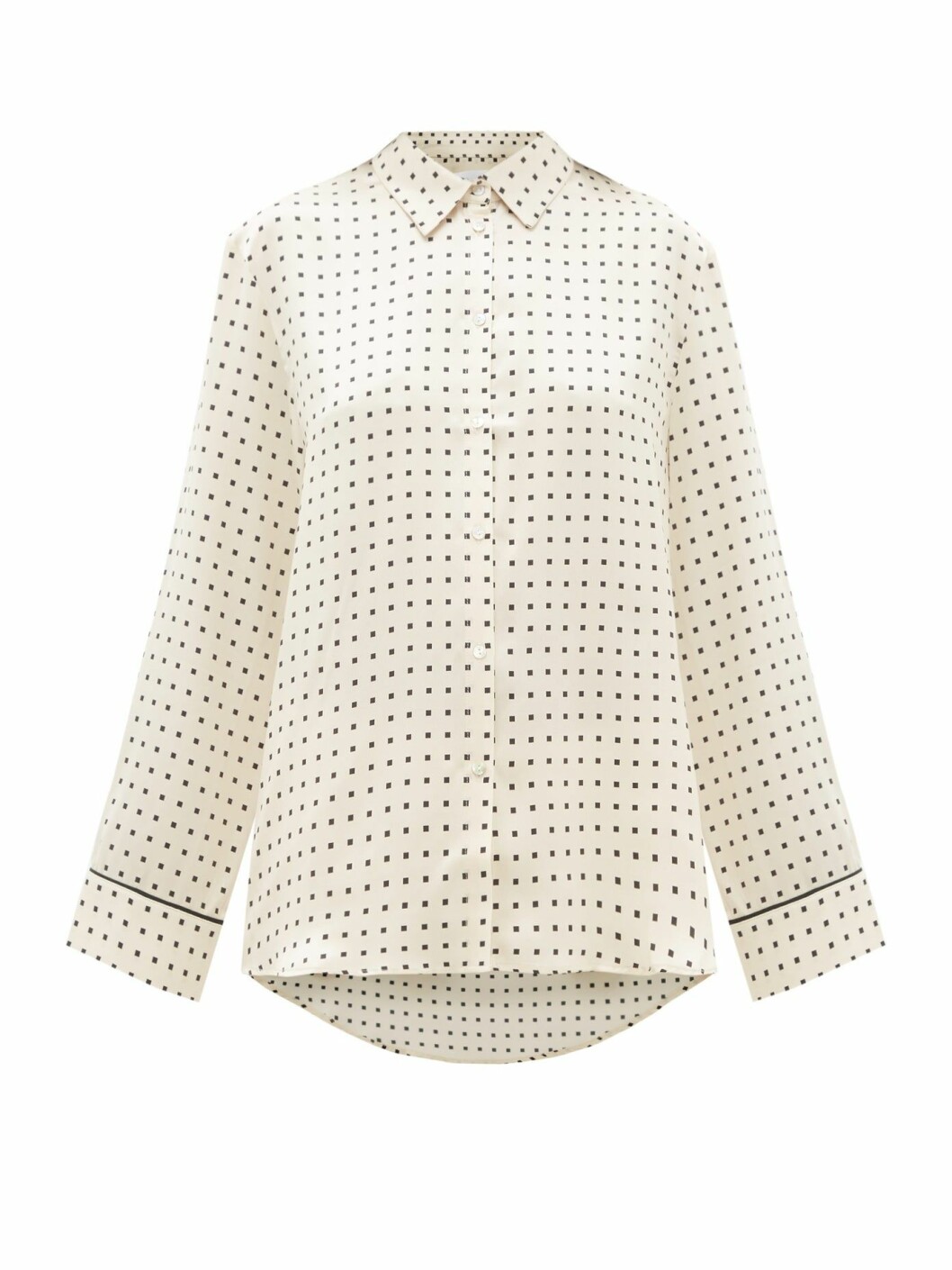 Pyjamasskjorta med prickar.
