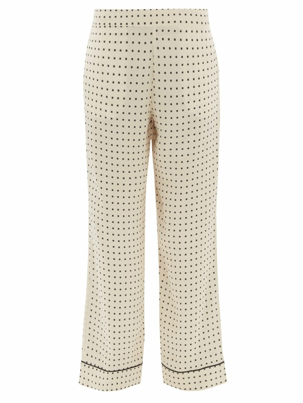 Pyjamasbyxor med prickar.