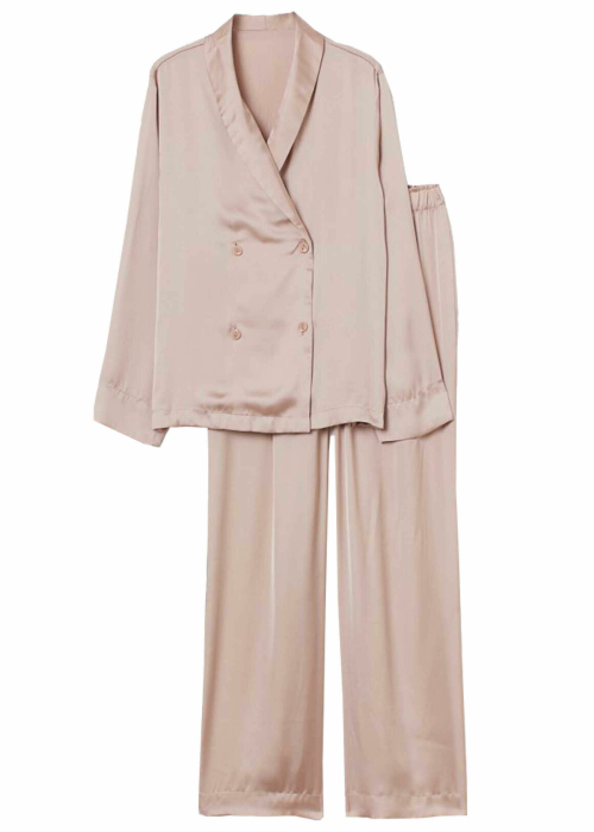 pyjamasset i satin från hm