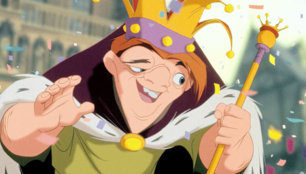 Quasimodo i <span class=" italic" data-lab-italic_desktop="italic">Ringaren i Notre Dame</span>.