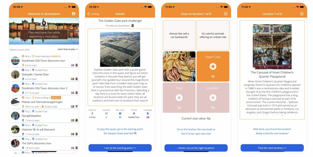 questadore app