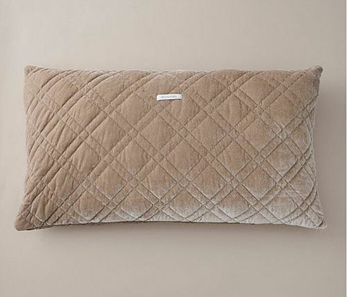 Quiltad kuddfodral i sammet, Staycation