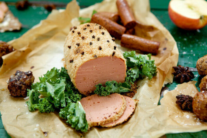 Recept på vegetarisk julskinka från Quorn