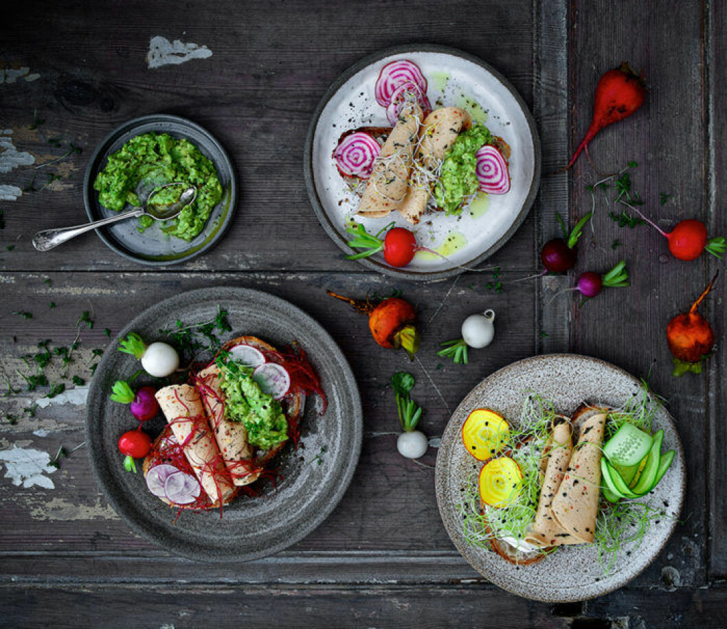 Levain med vegoskivor och betor, recept