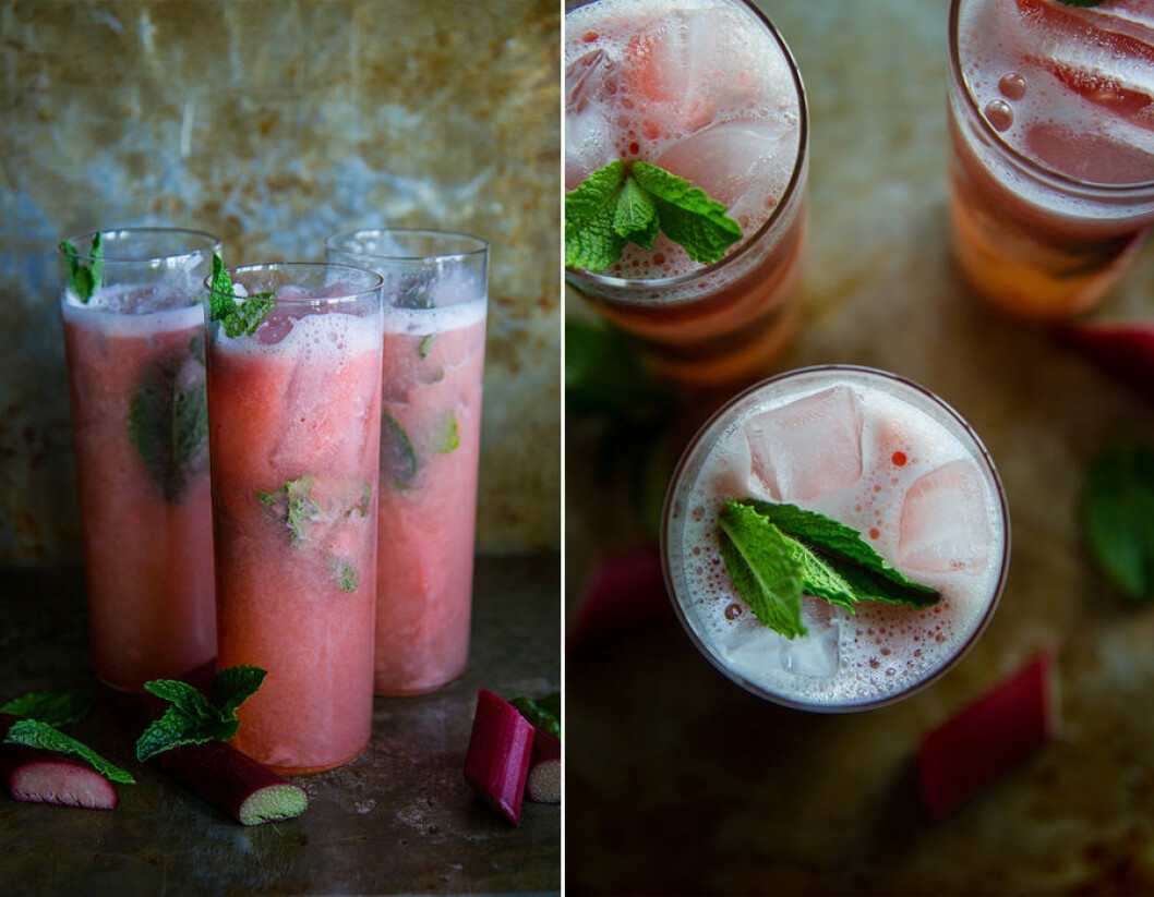 Rabarbermojito.