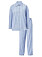 randigt pyjamasset i oversized modell med rak skjorta och matchande byxor från Ellos
