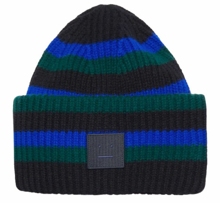 Randig ribbstickad klassiker från Acne studios.