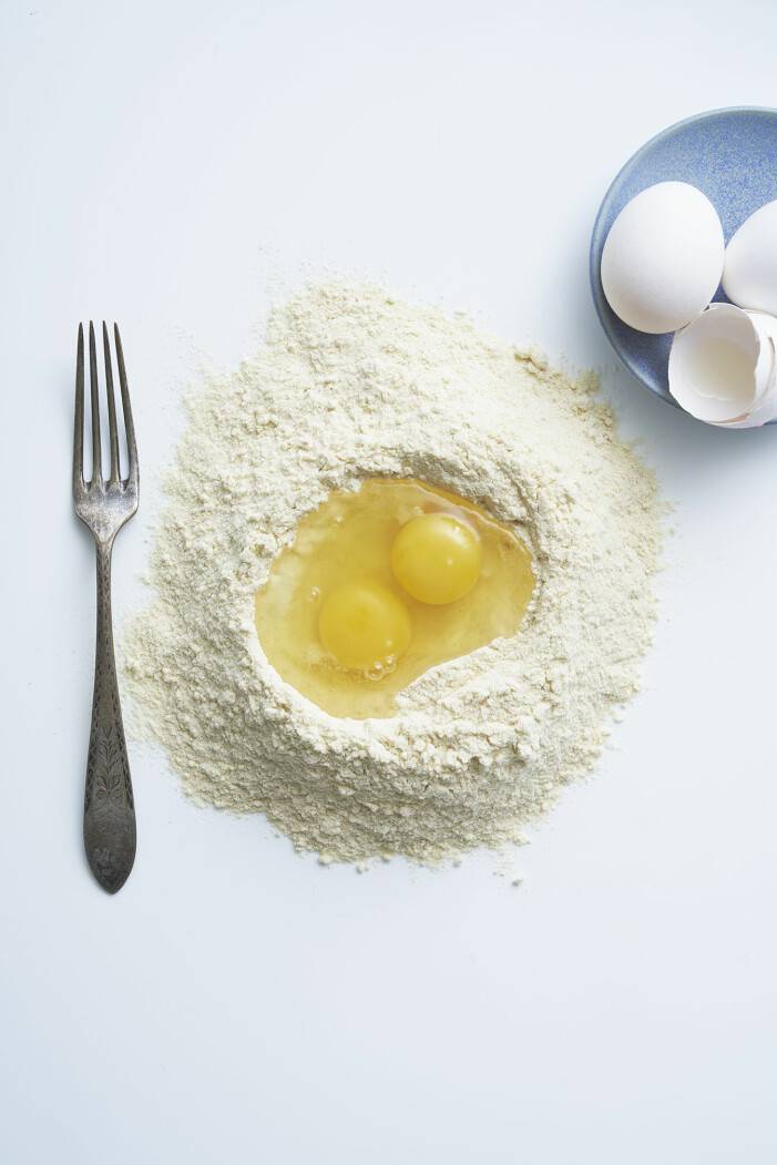 Ravioli mezzaluna, steg 1