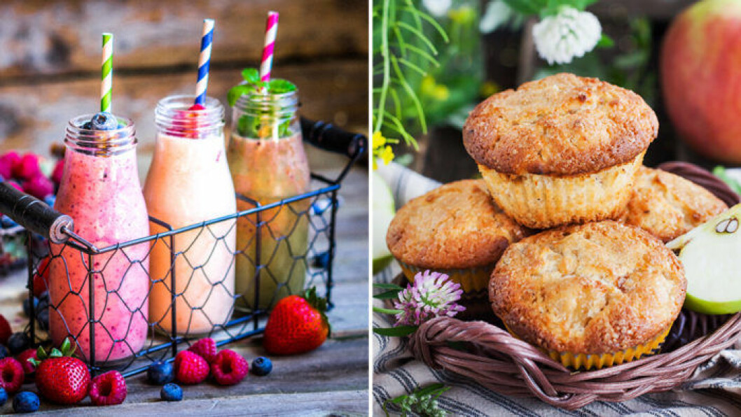 Blanda övermogen frukt i muffins eller smoothies! Blanda övermogen frukt i muffins eller smoothies! Foto: IBL
