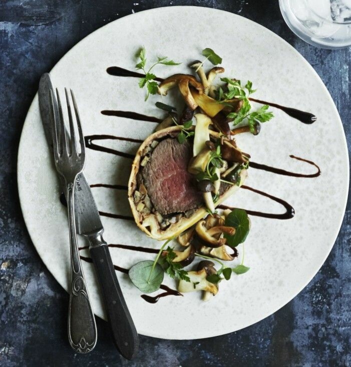 Recept på beef wellington med svamp och balsamicoglaze