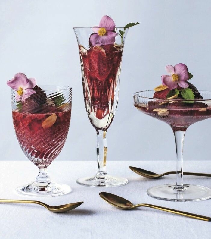 Recept på hallonsorbet