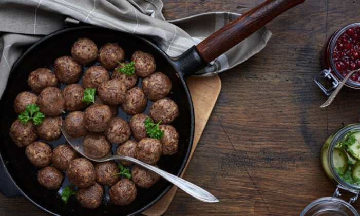 Recept på julkryddade veganska köttbullar