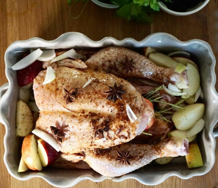 Recept på julkyckling i ugn
