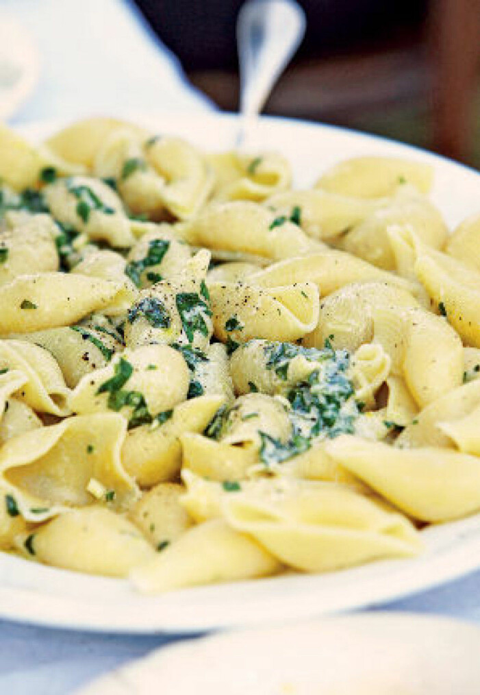 Recept på pasta al limone