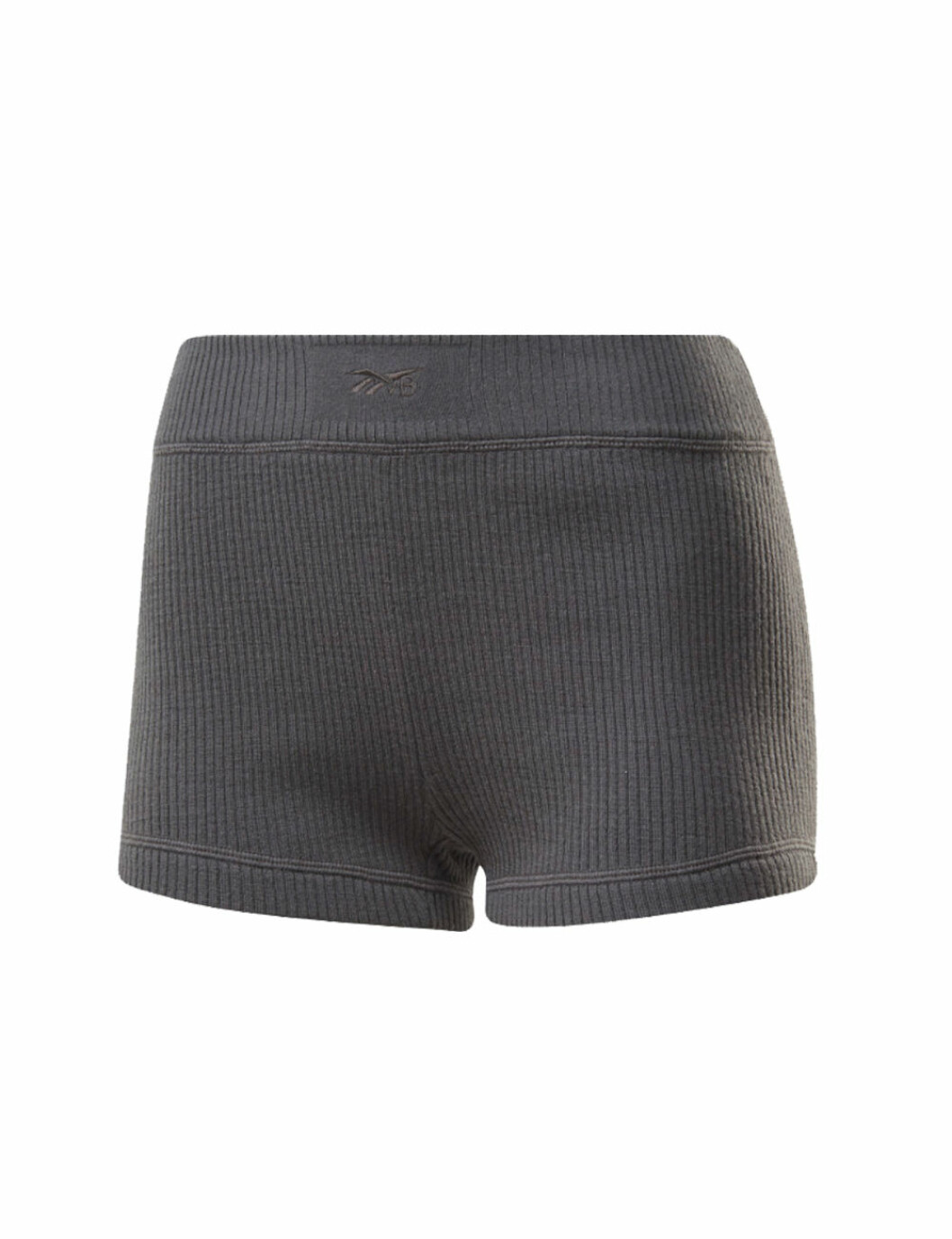 Reebok x Victoria Beckham 2020: grå ribbade shorts