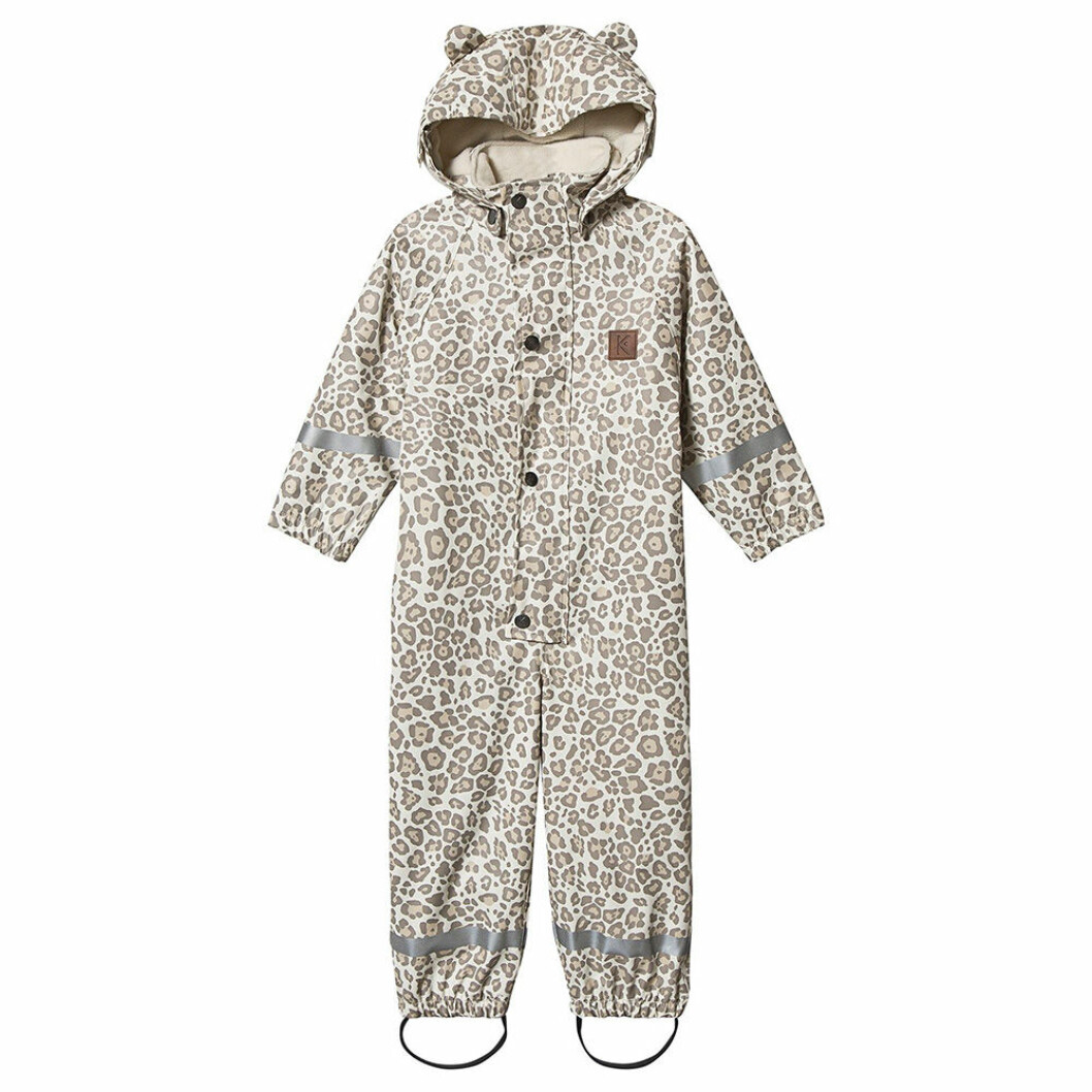 Regnoverall med leoprint Kenza Kuling