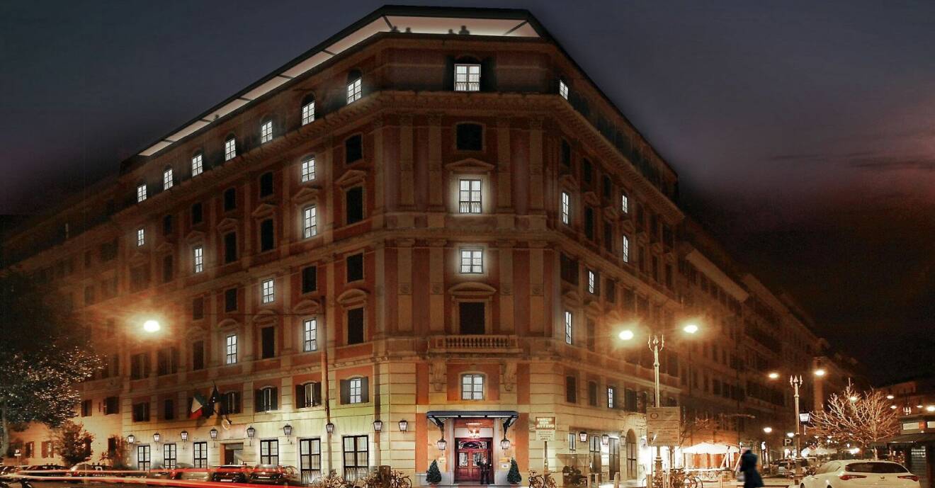una hotels beläget i stadsdelen trastevere i Rom