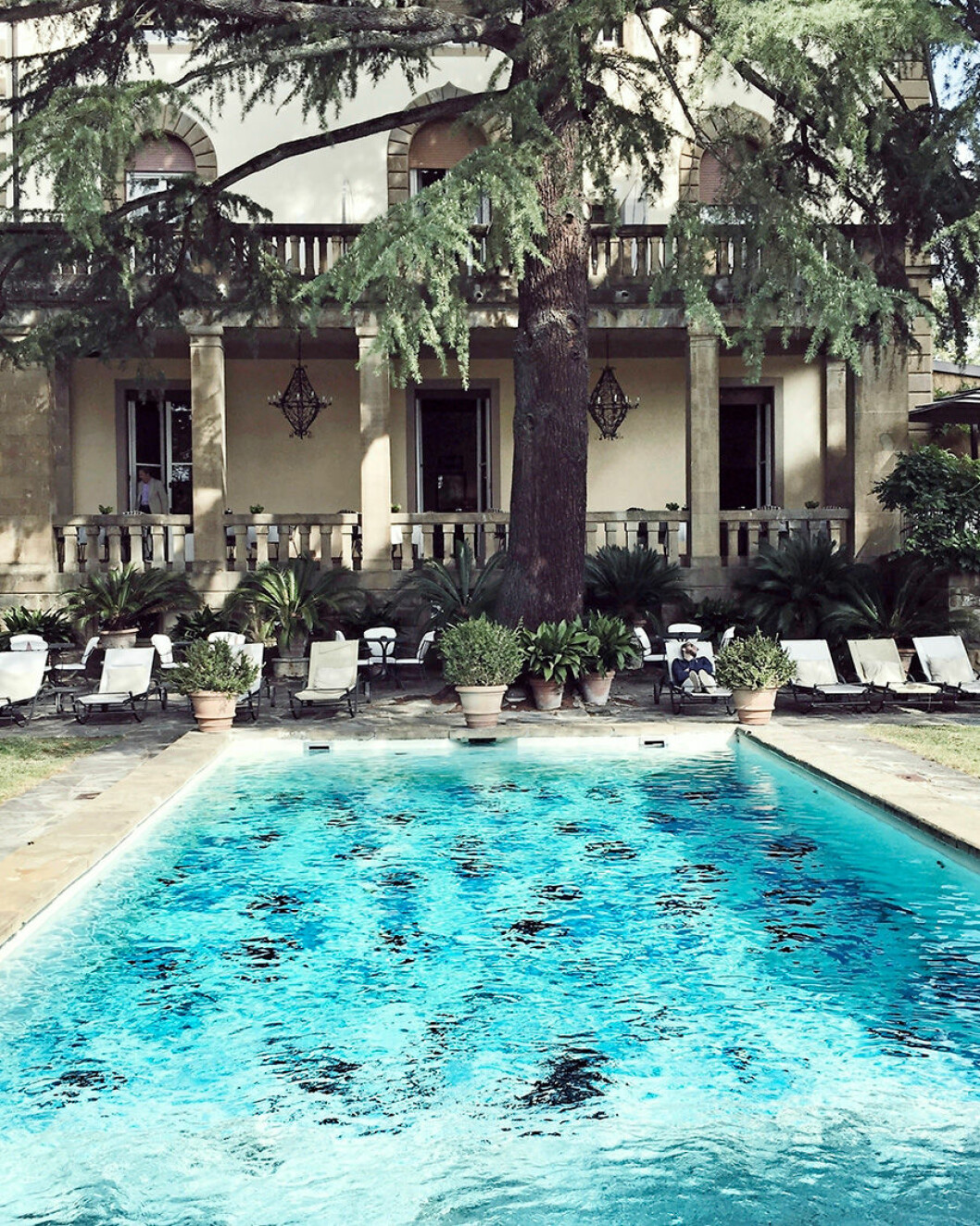 Poolhägn på hotell Park Palace. Poolhägn på hotell Park Palace.