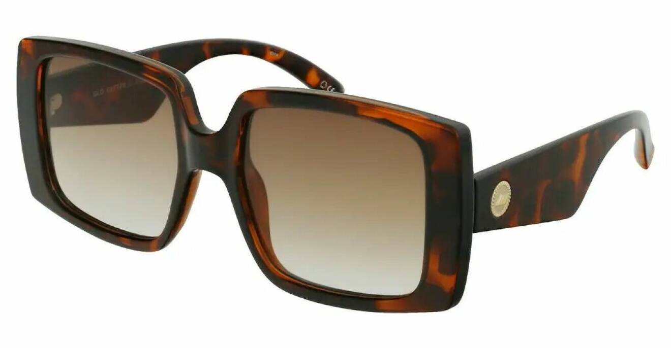 Överdimensionerade solbrillor i kantig form från Le Specs
