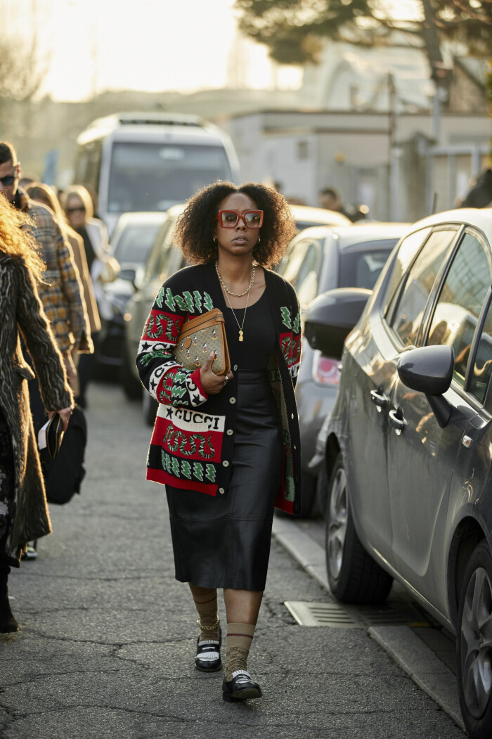 Streetstyle Milano AW20. retro solglasögon streetstyke