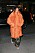 Rihanna i orange vintage Jean Paul Gaultier-kappa