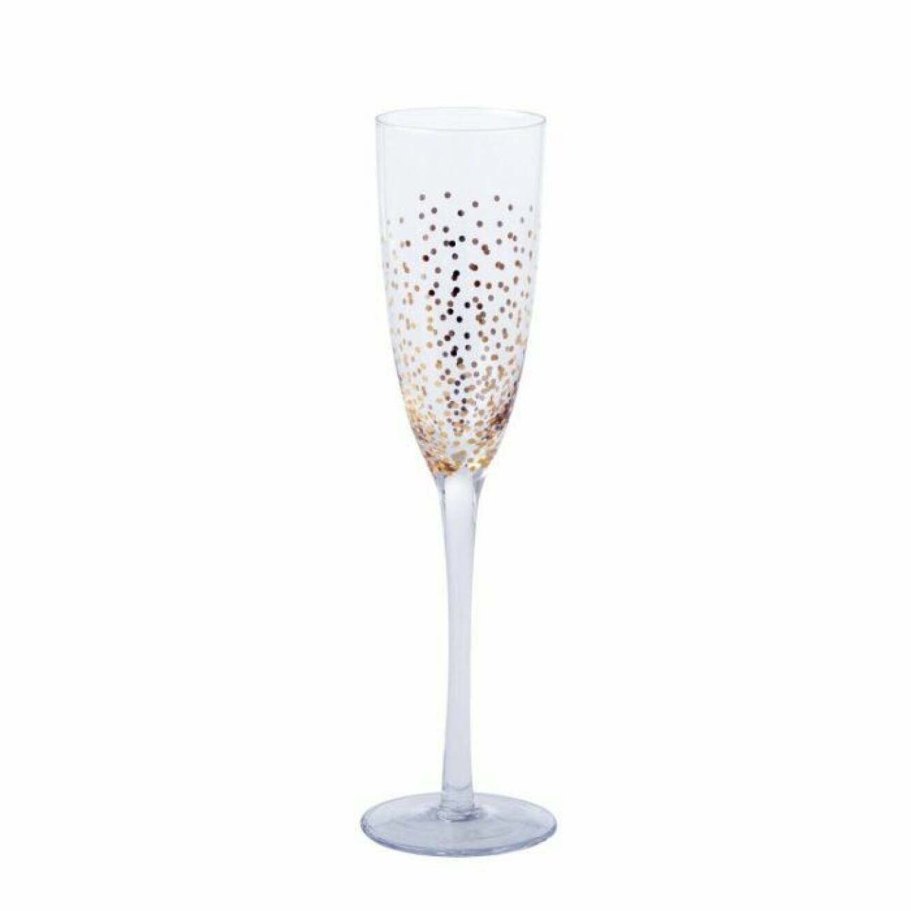 Festligt champagneglas