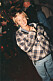 Robyn med flätor i vimlet 1996.