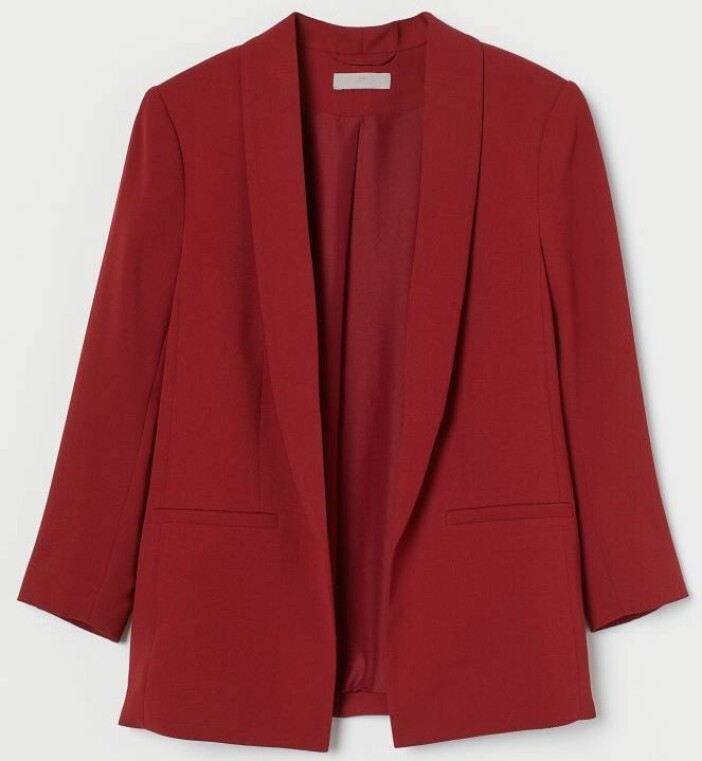 Röd kavaj från H&M