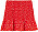 röd mönstrad kjol från H&amp;M