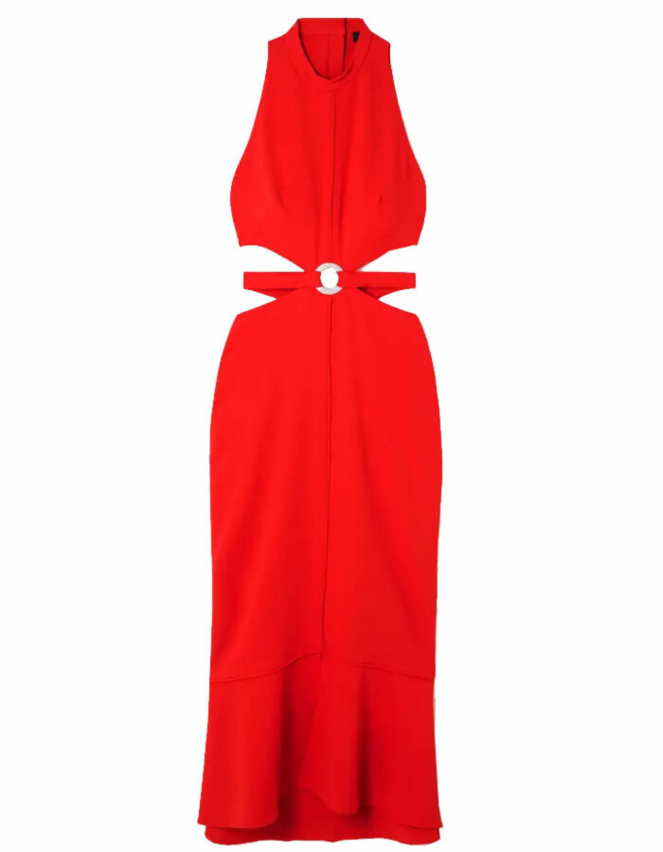 röd klänning med cutout från Proenza Schouler 2022