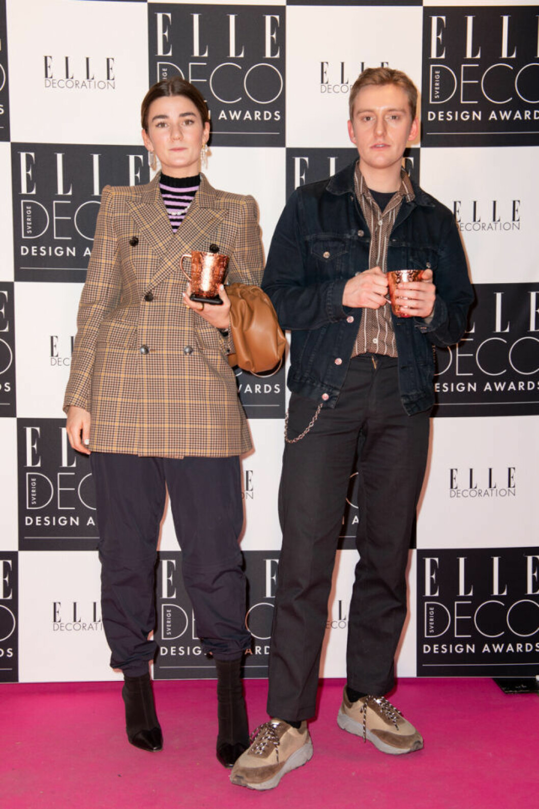 Linn Eklund och Gustaf Westman på ELLE Deco Design Awards 2020