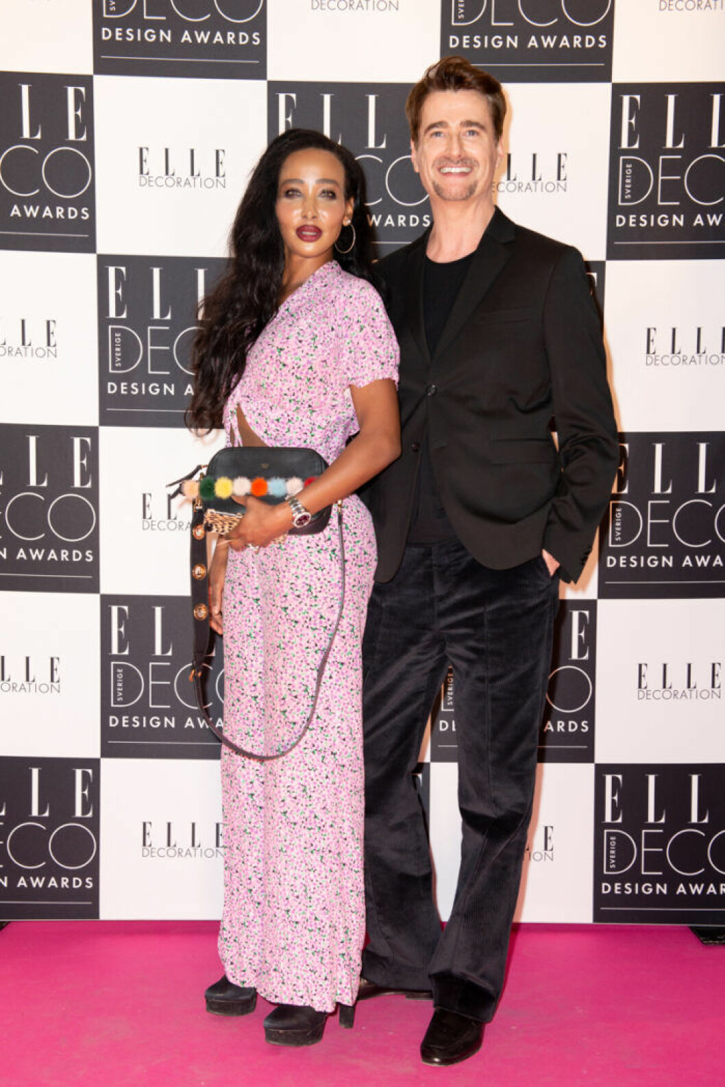 Zena Fialdini och Hans Hjelmqvist på ELLE Deco Design Awards 2020