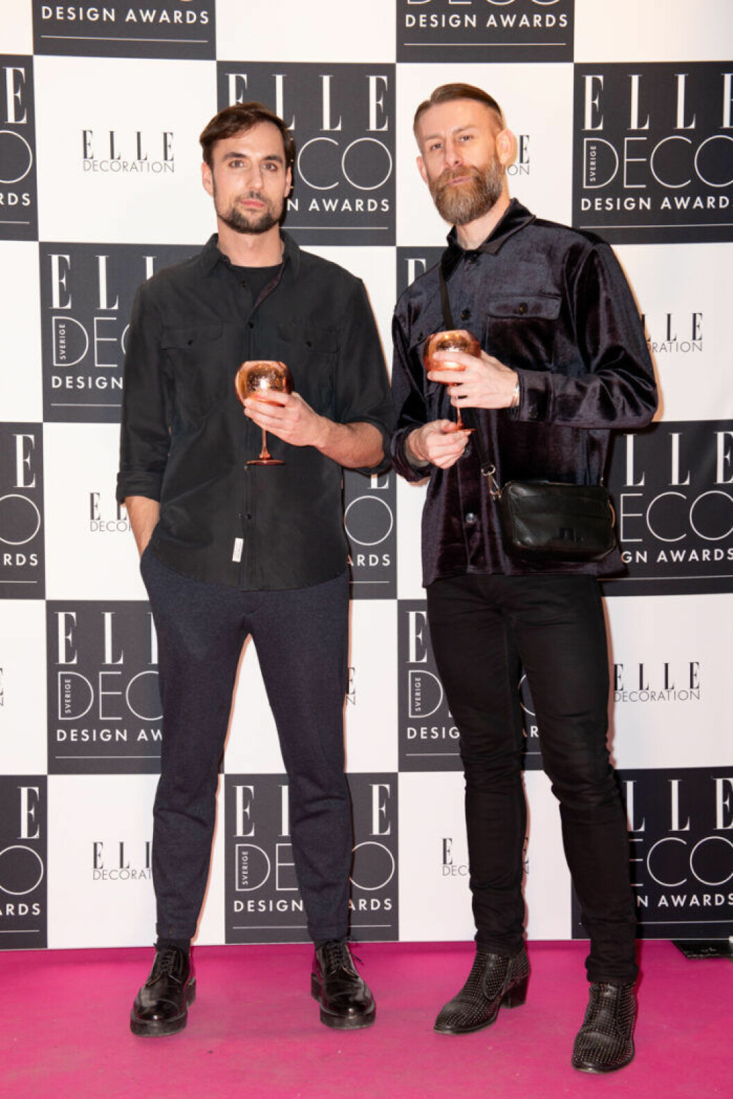 Andreas Farkas och Magnus Johansen på ELLE Deco Design Awards 2020