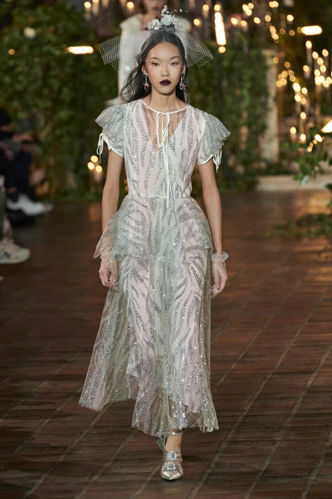 Rodarte AW20 Rodarte zebrabrudklänning