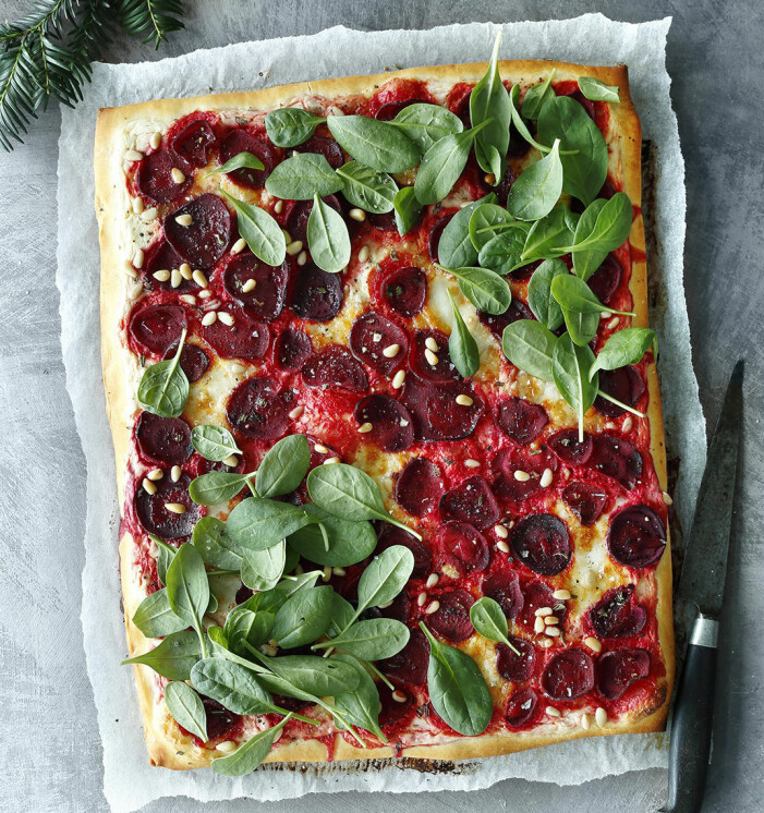 Rödbetspizza