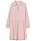 rosa a-linjeformad klänning med krage
