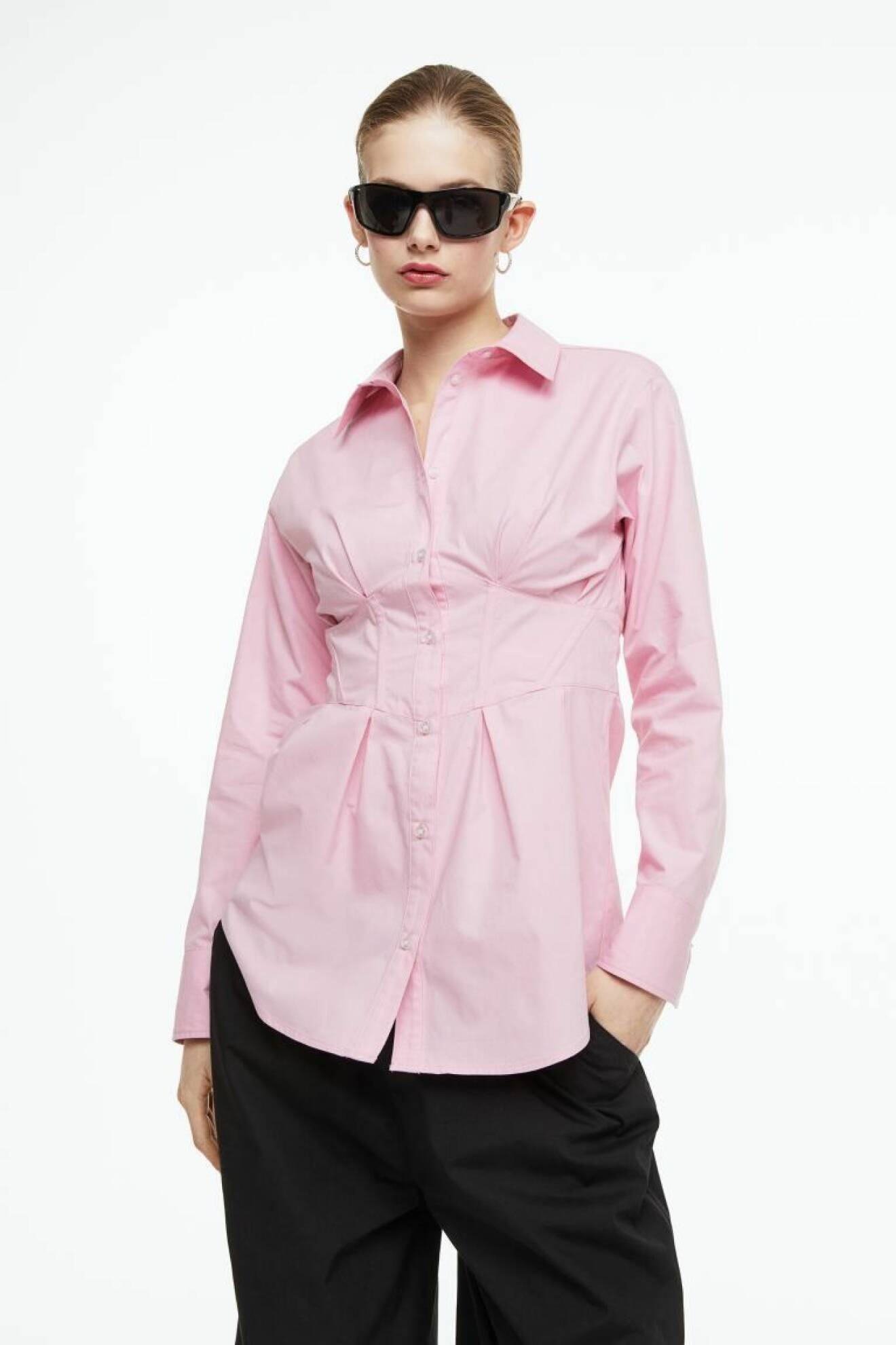 rosa skjorta
